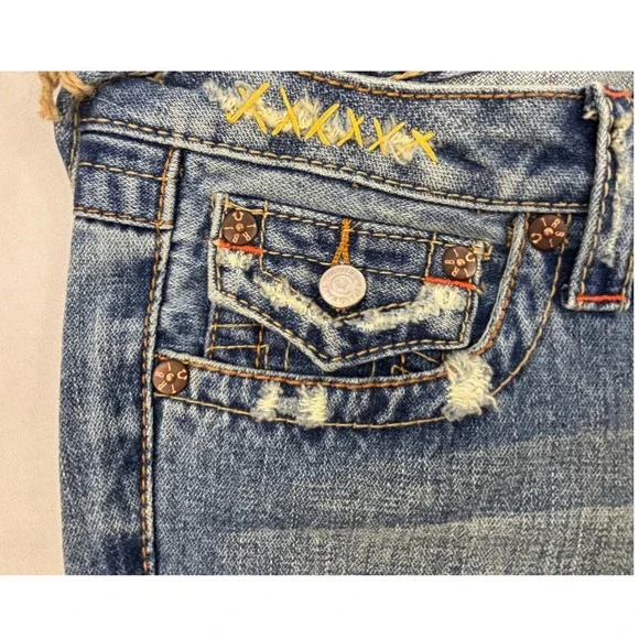 True Religion Vintage 2004 Twisted Destroyed Flare size 27 NWT ( RARE ) - Picture 13 of 13